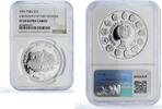 Peru 1 sol Peru 1 sol Encounter of Two Worlds Ibero-American PF69 NGC silver coin 1991 -