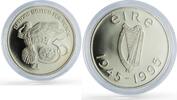 Ireland 1 pound Ireland 1 pound United Nations UN Dove Birds History proof silver coin 1995 -