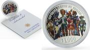 Uruguay 1000 pesos Uruguay 1000 pesos La Murga Carnival Music Dances Culture proof silver coin 2020 -