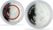 Togo 1000 francs Togo 1000 francs Mars Solar System Planets Space proof silver coin 2019 -