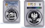 Poland 20 zlotych Poland 20 zlotych Konik Horse Animals Wildlife Fauna PR69 PCGS silver coin 2014 -