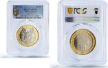 Switzerland 10 francs Switzerland 10 francs Roe Deer Forest Animals Fauna MS70 PCGS bimetal coin 2019 -