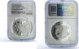 Belarus 20 roubles Belarus 20 roubles Patriotic War Victory Birds History PF69 NGC silver coin 2010 -