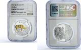 Ukraine 5 hryvnias Ukraine 5 hryvnias Boar Cultural Monuments Fauna Gilt PF69 NGC silver coin 2018 -