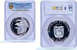 Panama 20 balboas Panama 20 balboas Pacific Ocean Discovery History PR69 PCGS silver coin 1985 -