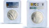 Egypt 100 pounds Egypt 100 pounds American University Cairo Science MS66 PCGS silver coin 2019 -