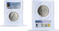 Laos 10 kip Laos 10 kip Lufengosaurus Prehistoric Dinosaurs Fauna MS66 PCGS CuNi coin 1994 -