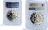 Laos 3000 kip Laos 3000 kip Retrospection Rabbit Year Lunar Calendar PR67 PCGS silver coin 1999 -