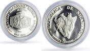 Nicaragua 1 cordoba Nicaragua 1 cordoba Ruben Dario Theater Dances Art proof silver coin 1994 -