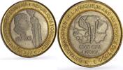 Togo 6000 francs Togo 6000 francs Eyadema Elephant Four Africa Fantasy X#22 bimetal coin 2003 -