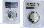 Bermuda 2 dollars Bermuda 2 dollars Longtail Wildlife Birds Fauna Color PR70 PCGS silver coin 2015 -