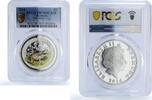 Bermuda 2 dollars Bermuda 2 dollars Whistling Frog Wildlife Fauna Color PR70 PCGS silver coin 2014 -