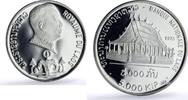Laos 5000 kip Laos 5000 kip Savang Vatthana Wat Phra Kio Museum Vientiane proof silver coin 1975 -