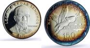 Senegal 150 francs Senegal 150 francs Eurafrique Program Senghor Bird proof silver coin 1975 -