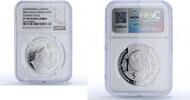 Kazakhstan 500 tenge Kazakhstan 500 tenge Bessikke Salu Customs Games PF70 NGC silver coin 2006 -