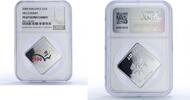 Maldives 20 rufiyaa Maldives 20 rufiyaa Millennium PF67 NGC silver coin 2000 -