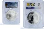 Kazakhstan 100 tenge Kazakhstan 100 tenge Faisal Mosque Islam Architecture PR69 PCGS silver coin 2006 -