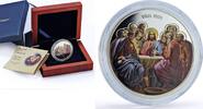 Niue 2 dollars Niue 2 dollars Last Supper Orthodox Shrines Religion Art proof silver coin 2012 -