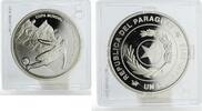 Paraguay 1 guarani Paraguay 1 guarani FIFA World Cup Brazil football silver coin 2013 -