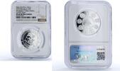 Nicaragua 10 cordobas Nicaragua 10 cordobas Indian Archers Matagalpas Cultural Roots Ibero-American PF 69 NGC silver coin 2015 -