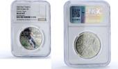 Ukraine 5 hryvnias Ukraine 5 hryvnias Black Stork Chornobyl Reserve Bird Fauna MS69 NGC coin 2024 -