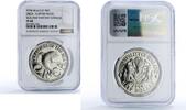 United Kingdom 50 cents Sealand 50 cents Orca Whale Sea Treasures Fantasy X#8.1 PF68 NGC CuNi coin 1994 -