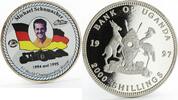 Uganda 2000 shillings Uganda 2000 shillings F1 World Championship Winner Schumacher silver coin 1997 -