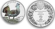 Ukraine 2 hryvnas Ukraine 2 hryvnia Great Bustard Otis Tarda Fauna Red List color nickel coin 2013 -