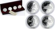 Uzbekistan 100 som Uzbekistan set 4 coins Historical-Architectural Monuments proof silver coin 1998 -