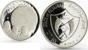 UAE 10 riyals Fujairah 10 riyals Apollo XI Moon Landing Program proof silver coin 1970 -