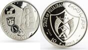 UAE 10 riyals Fujairah 10 riyals Apollo XII Moon Landing Program proof silver coin 1970 -