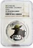 Niue 2 dollars Niue 2 dollars Star Wars The Master Yoda PF70 NGC colored silver coin 2012 -
