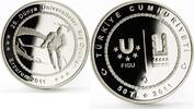 Turkey 50 lira Turkey 50 lira World Universities Winter Games series Hockey silver coin 2011 -