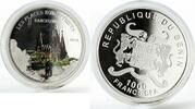 Benin 1000 francs Benin 1000 francs Romantic Places Barcelona colored silver coin 2014 -