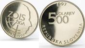 Slovenia 500 tolarjev Slovenia 500 tolarjev 250th Anniversary of Sigmund Zois Sience silver coin 1997 -