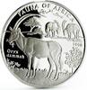 Somalia 10000 shillings Somali 10000 shillings Endangered African Fauna Oryx Dammah silver coin 1998 -