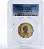India 10 rupees India 10 rupees 150 Years of Lala Lajpat Rai PL67 PCGS CuNi coin 2015 -