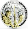 Gibraltar 1 crown Gibraltar 1 crown Soldiers in Trenches WWI gilded silver coin 2018 -