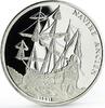 Congo 500 francs Congo 500 francs Ship Navire Ancien proof silver coin 1991 -