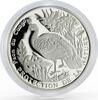 Congo 500 francs Congo 500 francs Endangered Wildlife Fauna Congo Peafowl proof silver coin 1992 -