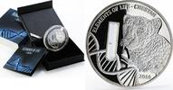 Congo 2000 francs Congo 2000 francs Elements of Life Cheetah DNA Fial proof silver coin 2014 -