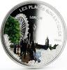 Benin 1000 francs Benin 1000 francs Romantic Places London colored silver coin 2014 -