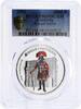 Cambodia 3000 riels Cambodia 3000 riels Roman Centurion Ancient Soldier PR69 PCGS silver coin 2006 -