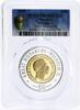 Namibia 10 dollars Namibia 10 dollars Great Monarchs Wilhelm II PR70 PCGS gilded silver coin 2009 -