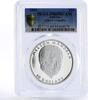Liberia 10 dollars Liberia 10 dollars Politician Nelson Mandela PR69 PCGS silver coin 2001 -