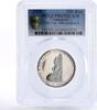 Indonesia 250 rupiah Indonesia 250 rupiah 25 Years of Independece Buddha PR65 PCGS silver coin 1970 -
