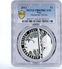 Niue 1 dollar Niue 1 dollar Alexander Nevsky Grand Prince PR69 PCGS color silver coin 2012 -