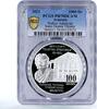 Armenia 1000 dram Armenia 1000 dram Petros Adamyan State Drama Theater PR70 PCGS silver coin 2021 -
