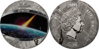 Niue 1$ Niue 2021 1$ Earth Blue Marble Seymchan Iron 1 oz Meteorite Coin #2 -