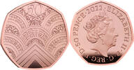 Great Britain 50p Great Britain 2022 50p 50 Years of Pride LGBTQ+ 1/2 oz Gold Proof Coin -